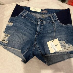 DL1961 Maternity Jean Shorts size 27 NWT